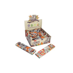 Display Conos Pre-Enrollados · King Size Slim – Con FIltros de Algodón (x20 unidades)
